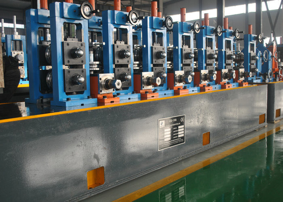 โรงงานผลิตท่อเหล็กอุตสาหกรรม / Erw Pipe Making Machine 30-100m / Min Mill Speed