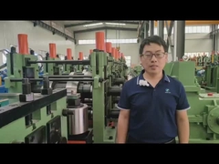 Fats Speed Steel Pipe Production Line PLC การควบคุมในห้อง ERW Tube Mill พลังงาน 600KW