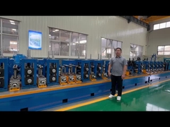 การเชื่อมเหล็กการผลิตเส้นตารางสี่เหลี่ยมสำหรับท่อสี่เหลี่ยมจัตุรัส