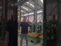 เครื่องแปรรูปท่อเหล็กคาร์บอน 12M เครื่องผลิตท่อด้วย PLC