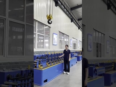 เครื่องจักรผลิตท่อ CE ISO สำหรับท่อเหล็กคาร์บอน 21-63 มม.