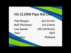 แนะนำเครื่องจักรผลิตท่อเหล็กคาร์บอน 500kw 70m/min สำหรับคุณ