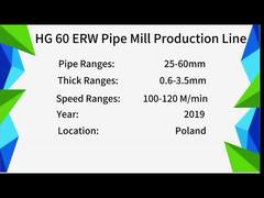 โรงงานผลิตท่อเชื่อมความถี่สูง เหล็กกล้าคาร์บอน