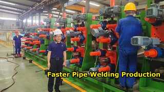 เครื่องเชื่อมท่อความถี่สูงที่ผ่านการรับรอง CE พร้อมด้วยโหมด Fast Die Change ของระบบ PLC