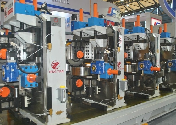 130 X 5 Mm Automatic Tube Mill เครื่องทำท่อเหล็กสี่เหลี่ยม