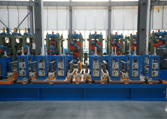 20-90m/min ความถี่ welded ผงท่อสําหรับท่อเหล็กก๊าบอน 6m-18m