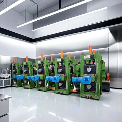 โรงงานผลิตท่อเหล็กเชื่อมคาร์บอนสตีลควบคุมด้วย PLC ขั้นสูง