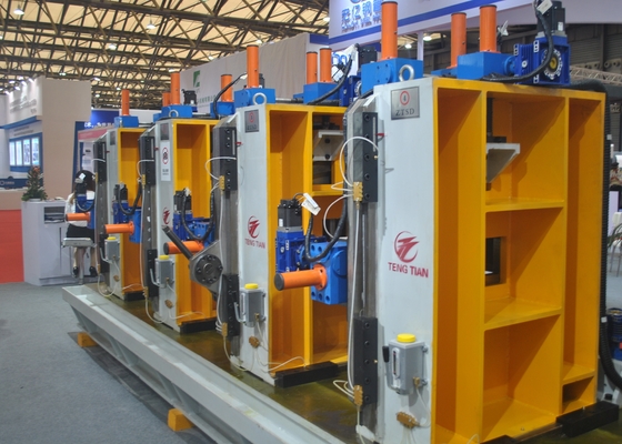 Square Tube Erw Pipe Mill ความเร็วสูง เต็มอัตโนมัติการปรับ servo