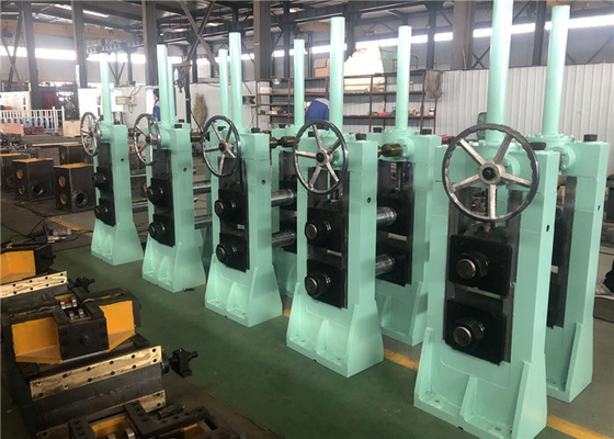 130x130mm Square Round Tube Rolling Mill เครื่องบดท่อหนา 7 มิลลิเมตร