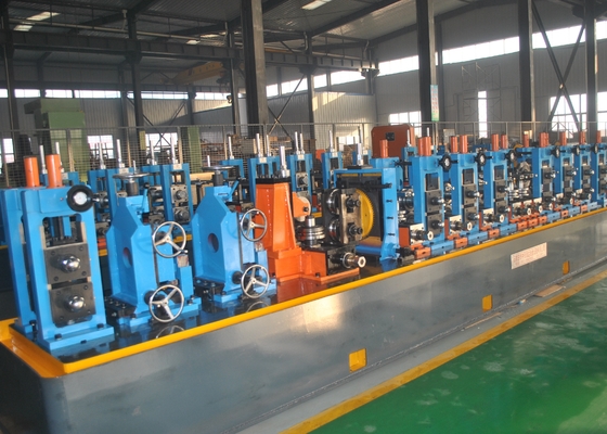 เครื่องทำโรงสีท่อเหล็กคาร์บอนตะเข็บตรงความถี่สูง Erw