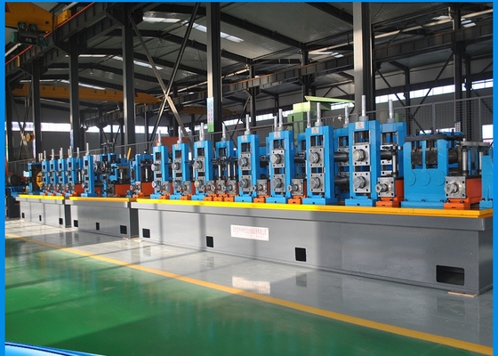 เครื่องทำโรงสีท่อเหล็กคาร์บอนตะเข็บตรงความถี่สูง Erw
