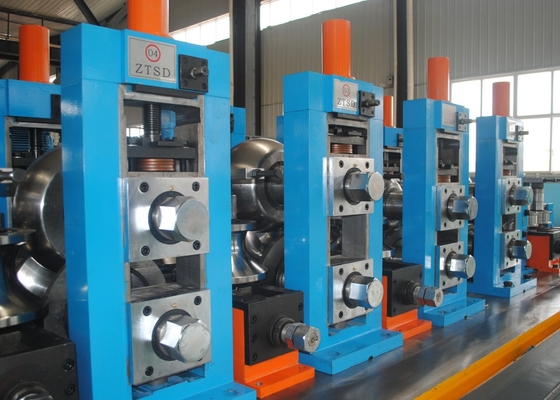 ความหนา 1-3 มม. สี่เหลี่ยม Hf Welded Tube Mill ความเร็ว 100 ม. / นาทีสายการผลิตท่อเหล็ก