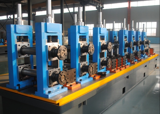 ความหนา 1-3 มม. สี่เหลี่ยม Hf Welded Tube Mill ความเร็ว 100 ม. / นาทีสายการผลิตท่อเหล็ก