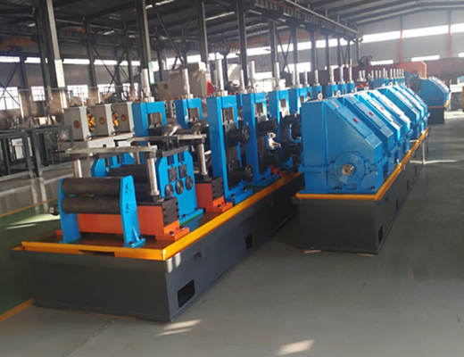 OD 1000-2100mm Max 80m/Min Square Tube Mill ผลิตอุปกรณ์ปั่นกรอบเหล็ก