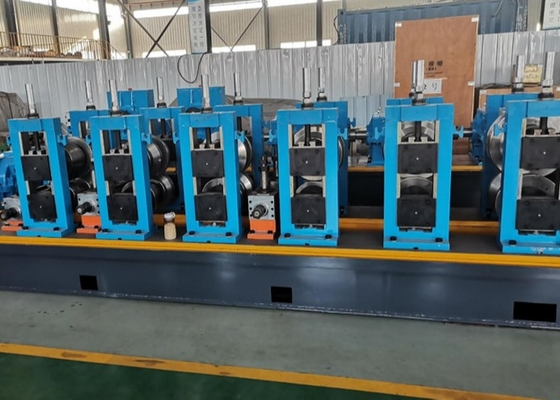 40 × 40--60 × 80 มม. ท่อ 600KW 60 ม. / นาทีเครื่องทำท่อ Square Tube Mill