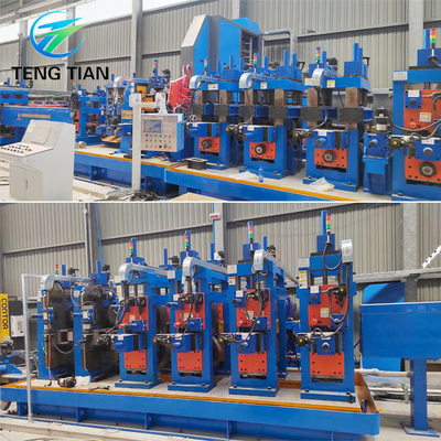 150x150x8mm อัตโนมัติ Tube Mill Square Pipe Servo Tube เครื่อง