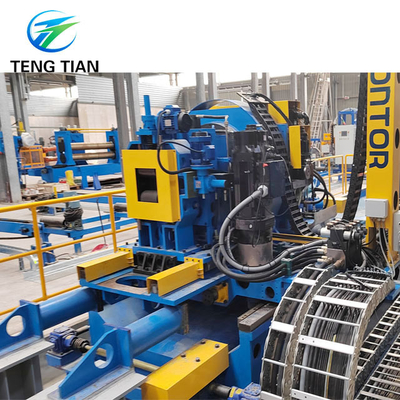 เครื่องบดสาย servo ระบบ 3 มม ตาราง Tube Mill สําหรับตัดท่อความยาว