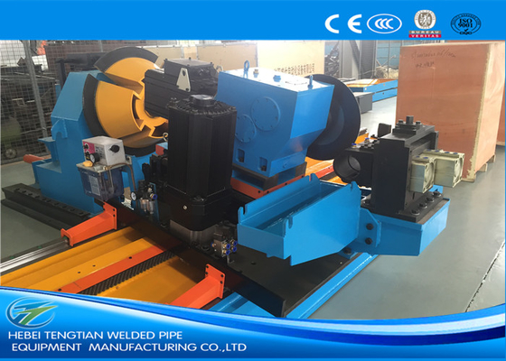 เครื่องท่ออุตสาหกรรม ERW60 โรงสีท่อสี่เหลี่ยมความถี่สูงสีน้ำเงิน