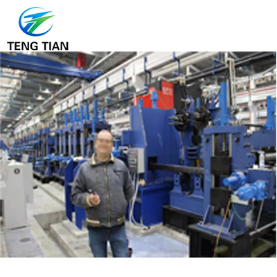 เครื่องจักรทำท่อเหล็กคาร์บอนทรงกลม ERW Pipe Mill
