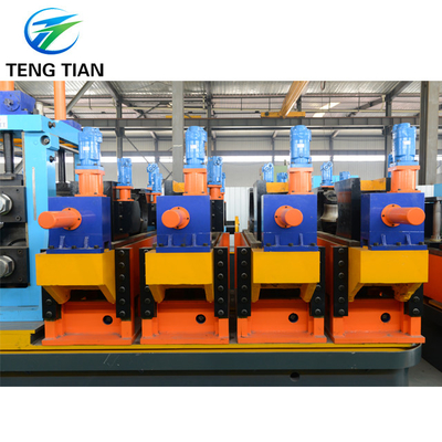 เครื่องบดท่อ Erw ความเร็วสูงสําหรับเหล็กคาร์บอน ความเร็วการปั้น 0-50m/min