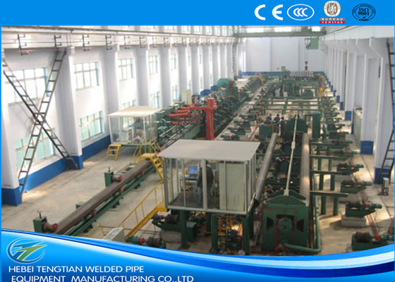 เครื่องผลิตท่อเหล็กอุทกสถิต 500KW การเชื่อมแบบเหนี่ยวนำ HF