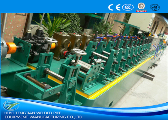 เครื่องทําท่อโลหะ ปรับปรุง PLC ระดับ 235 การผลิตต่อเนื่อง