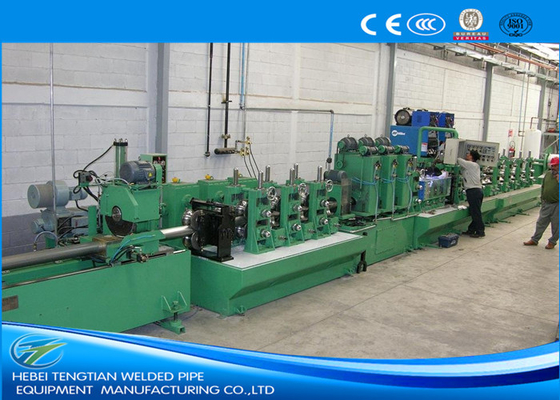 เครื่องจักรทําท่อสี่เหลี่ยมแบบอัตโนมัติเต็มที่ เครื่องยนต์ 11KW ผลิตสูง
