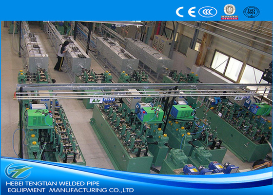 PLC การควบคุมอัตโนมัติ Ms เครื่องผลิตท่อสแควร์