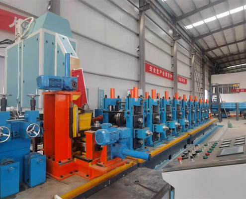 โรงสีท่อเชื่อมความถี่สูง HG165 เครื่องผลิตท่อความถี่สูงสำหรับท่อที่ทนทาน