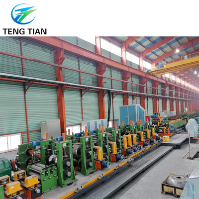 อัตโนมัติครบถ้วน HF การเชื่อมเหล็กสี่เหลี่ยมท่อ Mill การทําเครื่องจักรท่อ Mill