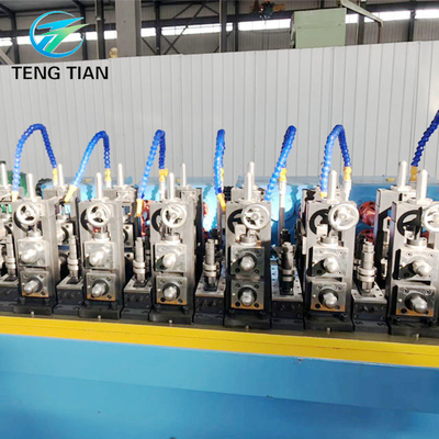 HG20 รอยสายการผลิตท่อเหล็กคาร์บอน 100KW สำหรับท่อก่อสร้าง