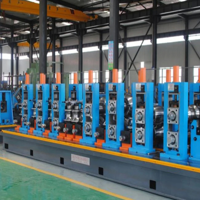 Fats Speed Steel Pipe Production Line PLC การควบคุมในห้อง ERW Tube Mill พลังงาน 600KW