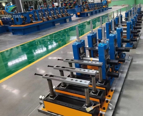 โรงงานผลิตท่อ ERW สำหรับท่อเชื่อมด้วยเครื่องจักรที่แม่นยำและการออกแบบ Roll Pass ขั้นสูง