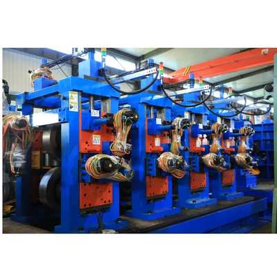 เครื่องบดท่อ ERW แบบตรงอัตโนมัติสําหรับท่อก๊าบอน / สแตนเลส