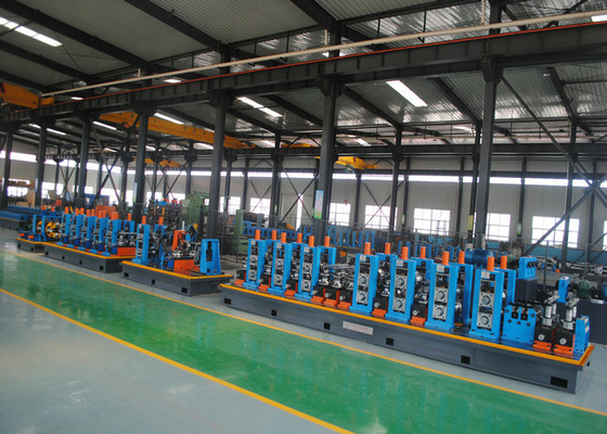 สแตนเลสคาร์บอน ERW ท่อ Mill, 21 - 63mm กว้างท่อสายการปั่น