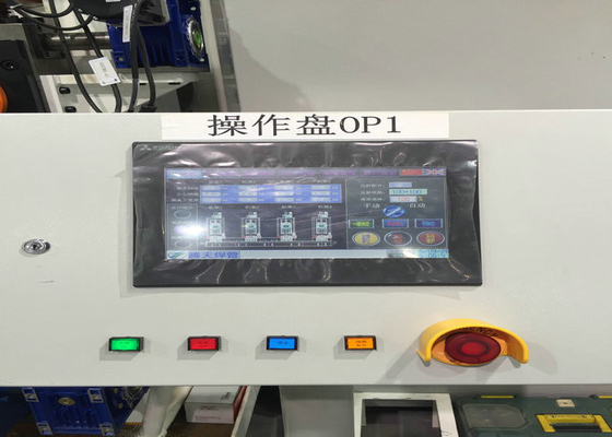 เครื่องขึ้นรูปม้วนท่อสี่เหลี่ยมใช้เหล็กอัตโนมัติ ERW Square Tube Mill