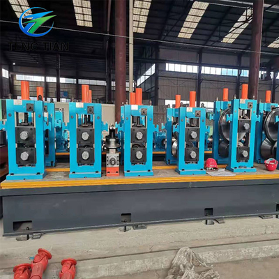 เครื่องบดท่อเหล็กคาร์บอนสําหรับท่อกลมและสี่เหลี่ยมด้วยความเร็วสูงสุด 80m / นาที