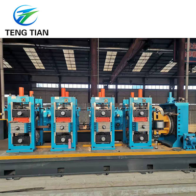 165mm ความถี่สูง welded Tube Mill เครื่องสําหรับหลอดเหล็กก๊าบอน