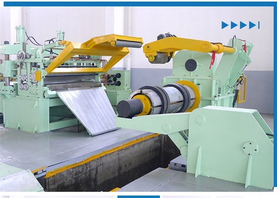 1600 มม. ประกอบด้วย Slitter Feeder Uncoiler และเครื่องตัดเหล็ก Recoiler