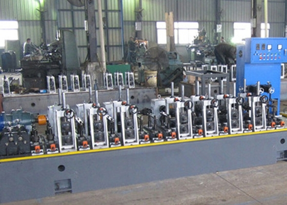 เครื่องทําท่อเหล็กปั่นความถี่สูง Cnc 12mm MS Tube Mill Machine