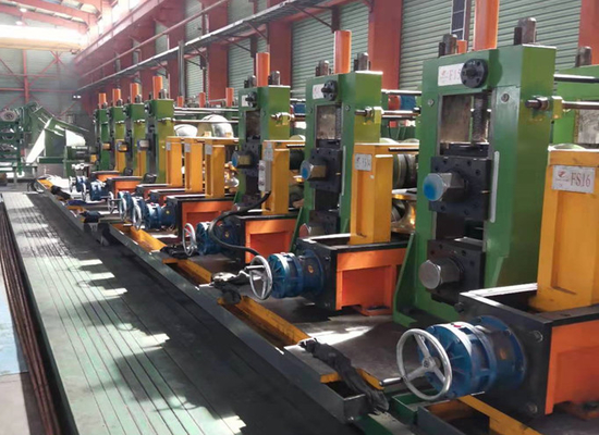 Erw Green High Frequency Welded Tube Mill เส้นผ่าศูนย์กลาง 165mm