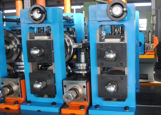 100m / นาที Blue Automatic Tube Mill Line Welded Pipe Mill ประสิทธิภาพสูง