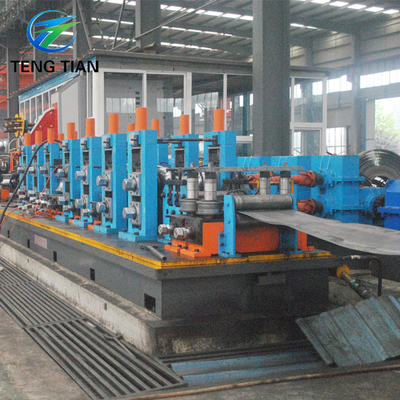 100 ม. / นาที Hf Tube Mill ช่วงความหนาของผนัง 1.5 มม. - 5 มม. ระบบควบคุมบมจ