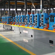 ประสิทธิภาพ 100m / นาที ความเร็ว Tube Mill เครื่องยาวม้วน 300mm Plc ควบคุม