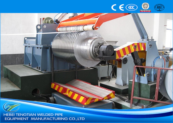 CRC เครื่องตัดแผ่นเหล็กแผ่น 25 Strips Centerline Control การรับรองมาตรฐาน ISO