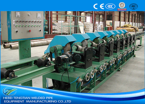 เครื่องจักรผลิตท่อสแตนเลสควบคุม PLC รุ่น TT60 ขนาดเส้นผ่านศูนย์กลางภายนอก 38-114 มม.