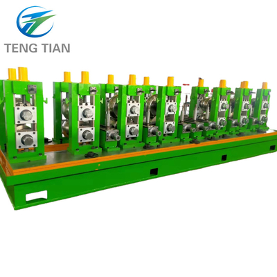 ความถี่สูง welded 165mm กว้าง Erw Tube Mill Machine เทคโนโลยีการปั้นตรง