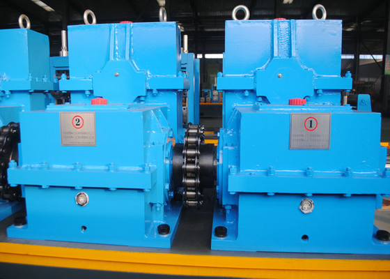 ท่อกลมทําท่อ welded ERW อุปกรณ์โรงงานท่อแม็กซ์ 80m / นาทีความเร็วการทํางาน