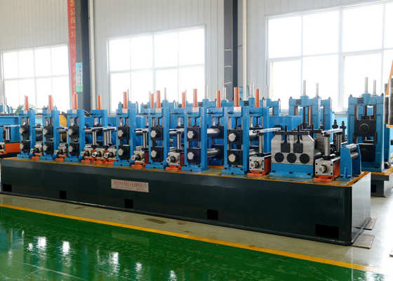 High Spiral Welded Pipe Mill ความเร็วสูง, ท่อเชื่อมทำเครื่อง 21 - 63mm ท่อ Dia