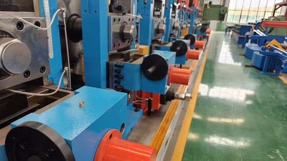 Advanced ERW Tube Mill with High Frequency Welded Technology for Carbon Steel Pipes CE ISO Tube Mill Machine for 21-63mm Pipes 50m/min